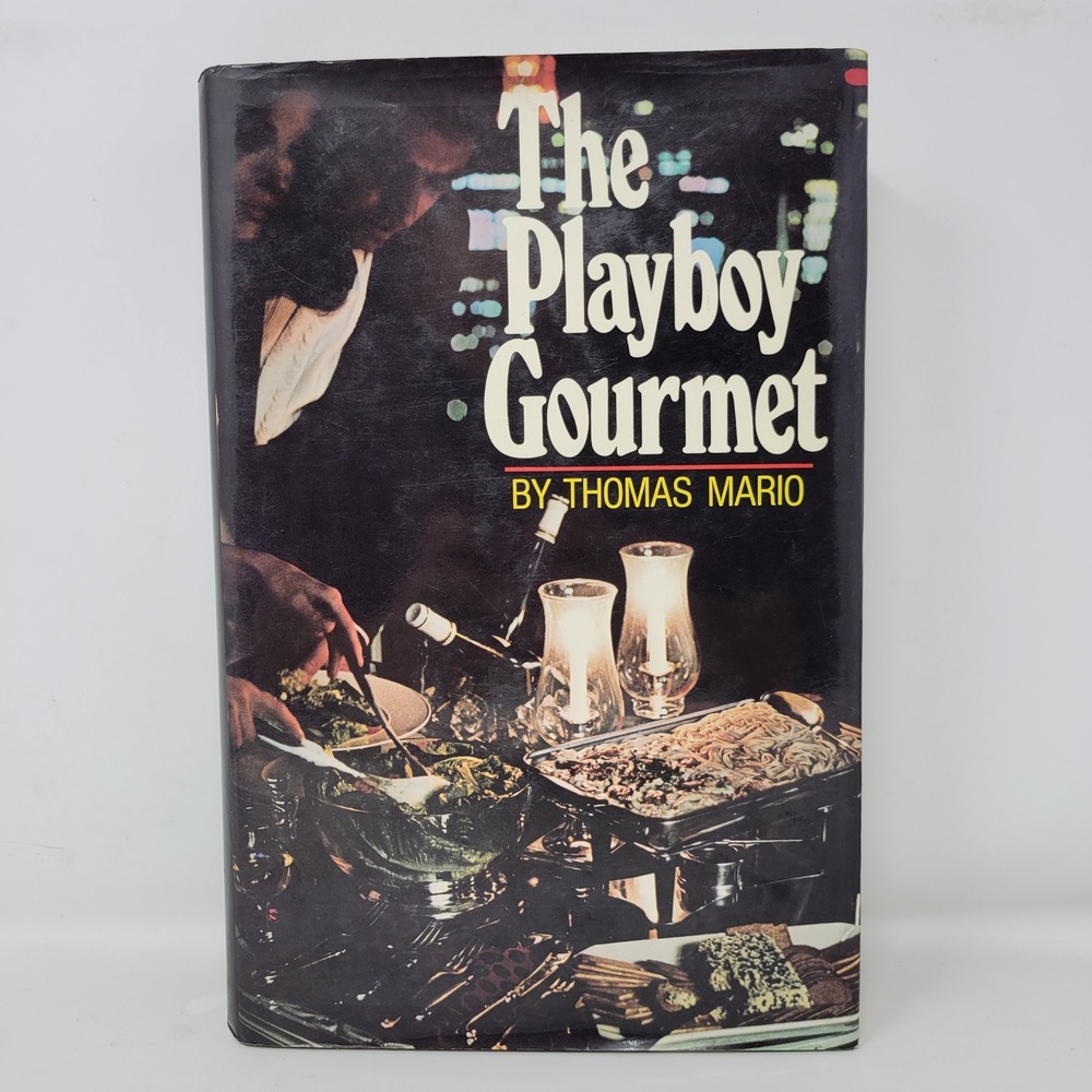 The Playboy Gourmet by Thomas Mario 1972 Hardcover Vintage Cookbook 4th Printing